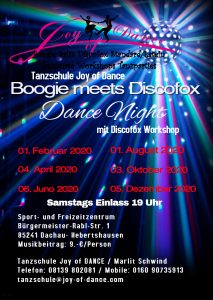 Boogie meets Discofox DanceNight